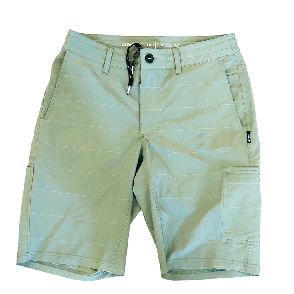 O'Neill Crossover Hybrid Shorts Men's 30 Sage Olive Cargo Boardshort Swim
